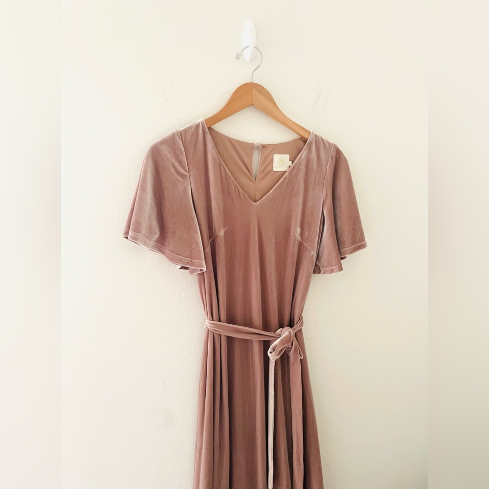 Revelry Reese Velvet‎ Dress - Picture 3 of 7